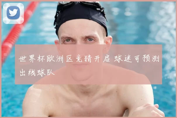 世界杯欧洲区竞猜开启 球迷可预测出线球队