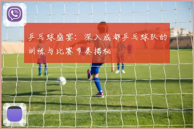乒乓球盛宴：深入成都乒乓球队的训练与比赛节奏揭秘